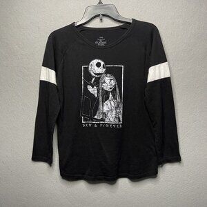 Disney Tim Burtons Nightmare Before Christmas "Now & Forever" XL Long Sleeve